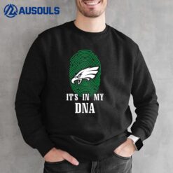 Eagles It's In My DNA Football Fly Finger Print Sweatshirt