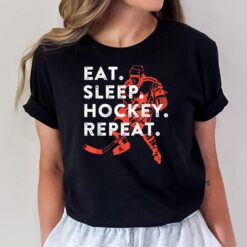 Eat Sleep Hockey Repeat - Gift T-Shirt