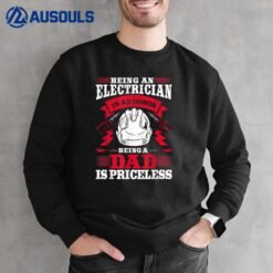 Electrician Dad Electronics Technician Electrical Wireman Sweatshirt