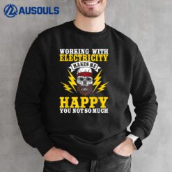 Electrician Electricity Electronics Tech Electrical Wireman Sweatshirt