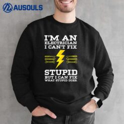 Funny Electrical Design Sweatshirt