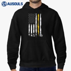Electrician US Flag Tools for Electricians Hoodie