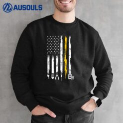 Electrician US Flag Tools for Electricians Sweatshirt