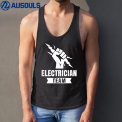 Electrician team Electronic Electrical Electric Tank Top