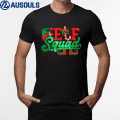 Elf Squad Funny Family Christmas Matching Pajamas Xmas Teens T-Shirt