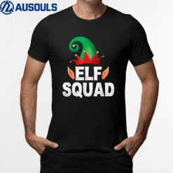 Elf Squad Funny Family Christmas Matching Pajamas Xmas T-Shirt