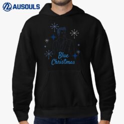 Elvis Presley Official Blue Christmas Hoodie