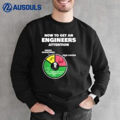 Engineer Engineering Gifts How To Get Engineers Attention Sweatshirt