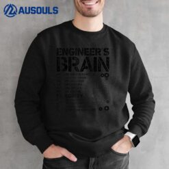 Engineer's Brain Funny Process Engineer Men Engineering Gift Sweatshirt