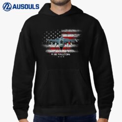 F-16 Fighting Falcon Military Jet Aircraft Pilot Veteran Hoodie