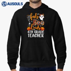 Faboolous 4th Grade Teacher Spooky Teacher Halloween Hoodie