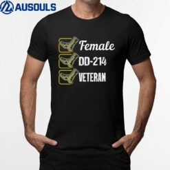 Female Dd-214 Veteran Ver 1 T-Shirt