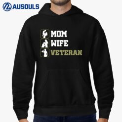 Female Mom Wife Veteran Hoodie