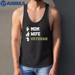 Female Mom Wife Veteran Tank Top