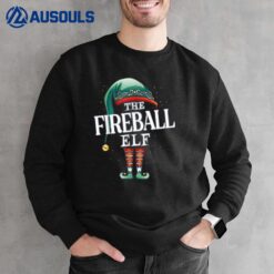 Fireball Elf Christmas Group Xmas Pajama Party Sweatshirt