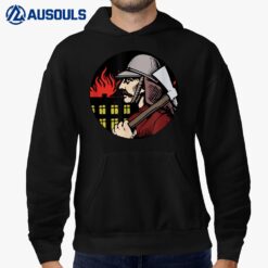 Firefighter Comic Icon Hoodie