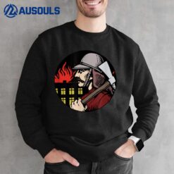 Firefighter Comic Icon Sweatshirt