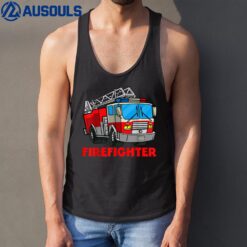 Firefighter Fire Department Firefighter Fire Truck Tank Top