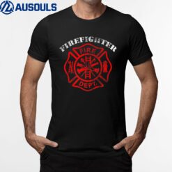 Firefighter Fire Department Uniform Gear Men Fighter T-Shirt