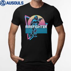 Firefighter Firefighting Retro T-Shirt