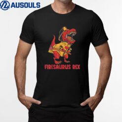 Firefighter Firesaurus Rex T-Shirt