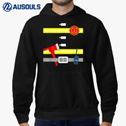 Firefighter Halloween Costume Funny Hoodie