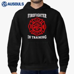 Firefighter in Training Fireman Toddler Fire Fighter Hoodie