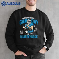 Football Game Day Quarterback 209 Football Player Sweatshirt