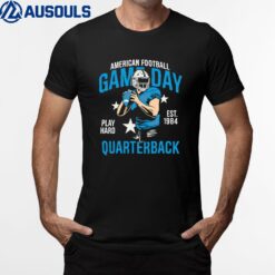 Football Game Day Quarterback 209 Football Player T-Shirt