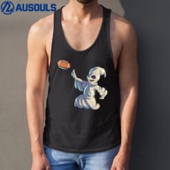 Football Ghost Halloween Tank Top