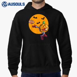 Football Pumpkin Halloween Hoodie