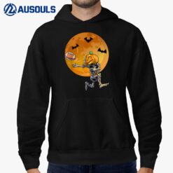 Football Skeleton Halloween Hoodie