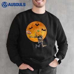 Football Skeleton Halloween Sweatshirt