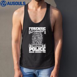 Forensic Scientist Police Criminology Investigator Tank Top