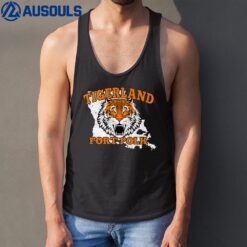 Fort Polk Alumni Louisiana La Tigerland Veterans Vintage Ver 1 Tank Top