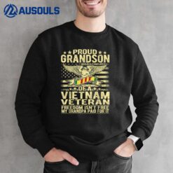 Freedom Isn't Free Proud Grandson Of A Vietnam Veteran Gift Sweatshirt
