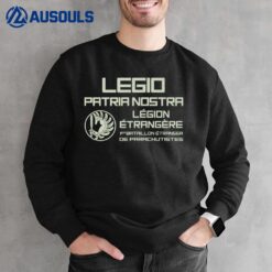 French Legion Etrangere Foreign French Parachute Veteran Sweatshirt