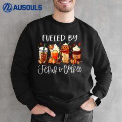 Fueled By Coffee & Jesus Pumpkin Spice Latte Sweatshirt