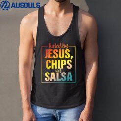 Fueled By Jesus Chips & Salsa Mexican Food Lovers Tank Top