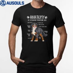 Funny Anatomy Bernese Mountain Dog Berner Lover T-Shirt