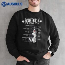 Funny Anatomy Border Collie Dog Lover Sweatshirt