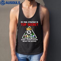 Funny Billiards  For Men Women Billiards Pool Players Tank Top