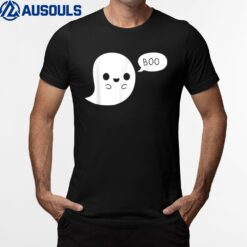 Funny Boo With Ghost & Pumpkins For Halloween Costume Ver 2 T-Shirt