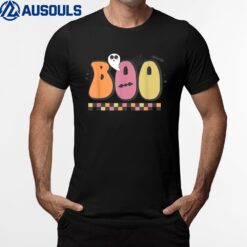 Funny Boo With Ghost & Pumpkins Halloween Costume Ver 1 T-Shirt