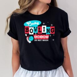 Funny Bowling Design Do not wash This is my lucky Bowling T-Shirt