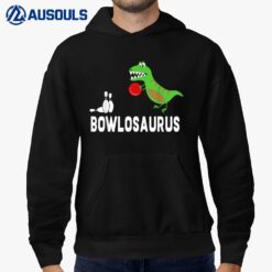 Funny Bowling s Dinosaur Bowler  Dino Gift Idea Hoodie