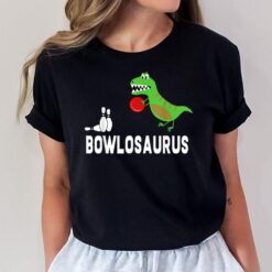 Funny Bowling s Dinosaur Bowler  Dino Gift Idea T-Shirt