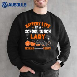 Funny Cafeteria Worker Halloween School Sweatshirt