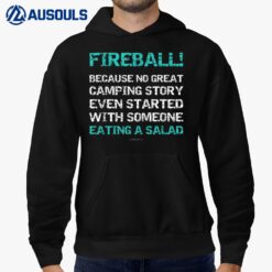 Funny Camping s Love Fireball Gift  With Sayings Hoodie