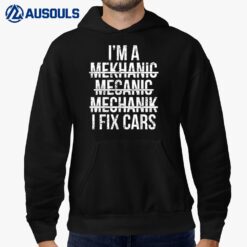 Funny Car Mechanic Men Women Kids Best Auto Mechanic Hoodie